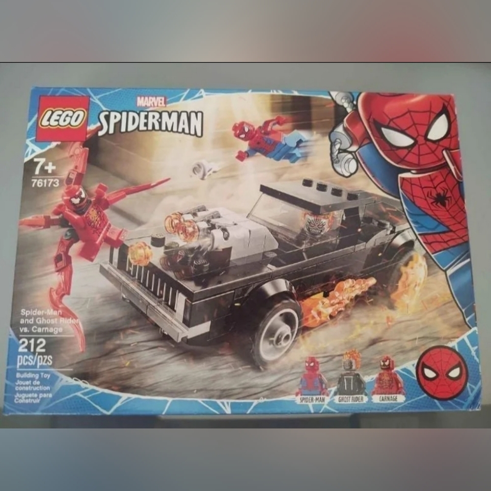 Lego Marvel Spider-Man 76173 Ghost Rider vs Carnage NWT Building Toy Set